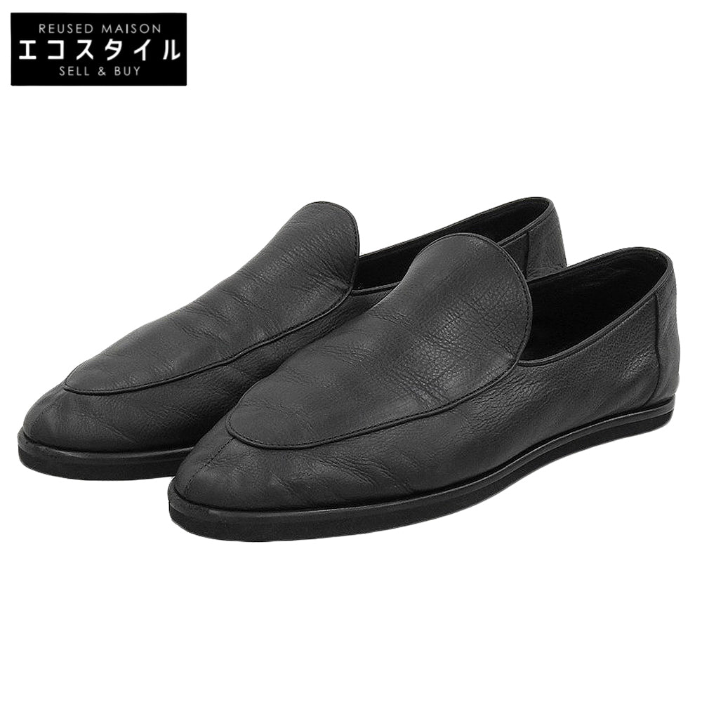 AURALEE オーラリー SOFT LEATHER LOAFERS スリッポン シューズ メンズ ブラック 9 BFA-36020-A シューズ