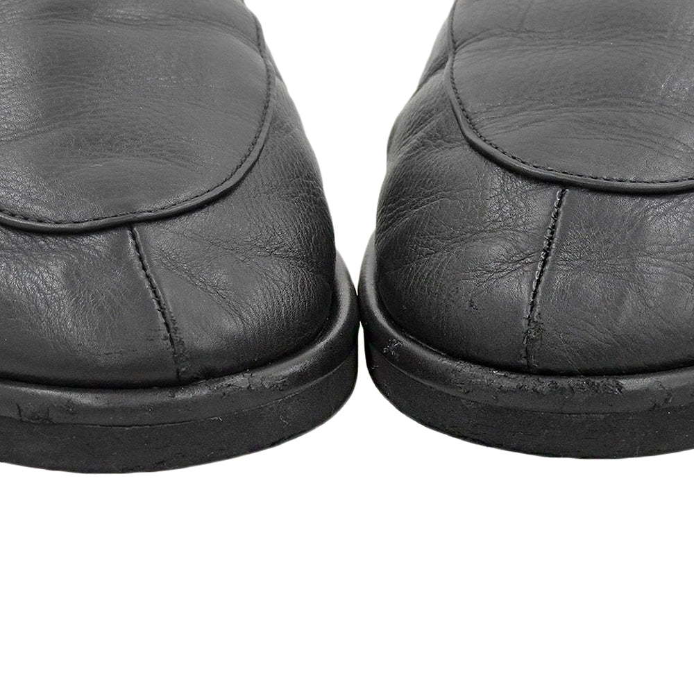 AURALEE オーラリー SOFT LEATHER LOAFERS スリッポン シューズ メンズ ブラック 9 BFA-36020-A シューズ