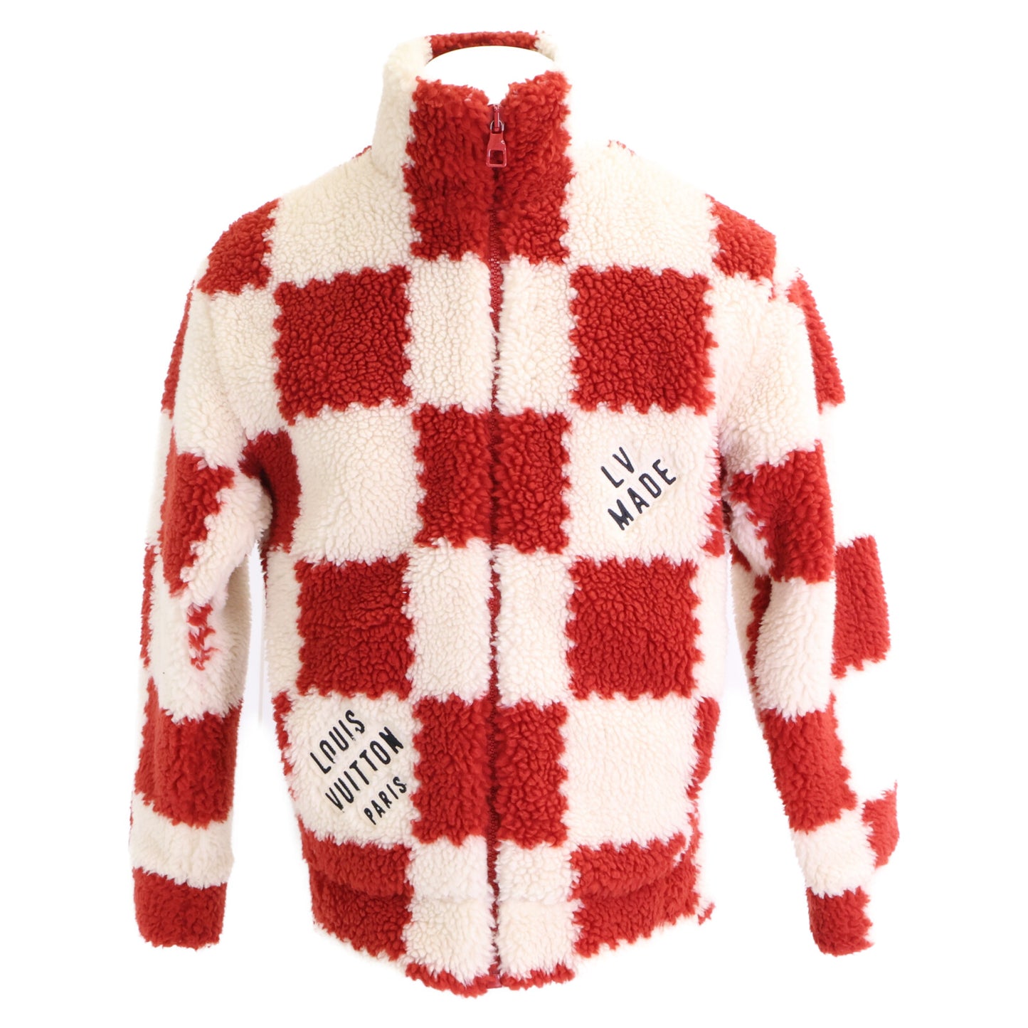 LOUIS VUITTON ルイヴィトン x NIGO 国内正規 HMY04W ダミエ ボアフリース ブルゾン ジャケット ジャケット