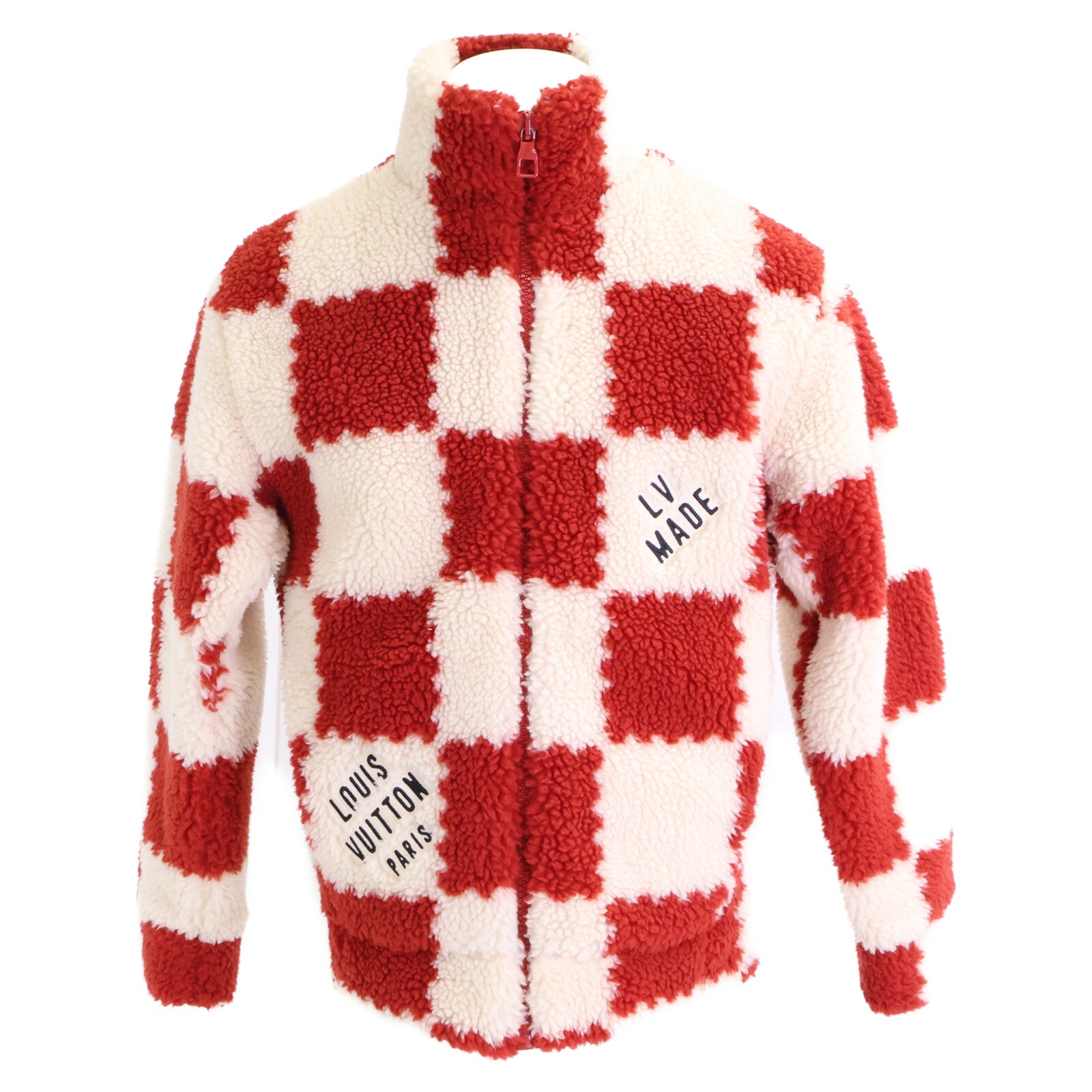 LOUIS VUITTON ルイヴィトン x NIGO 国内正規 HMY04W ダミエ ボアフリース ブルゾン ジャケット ジャケット