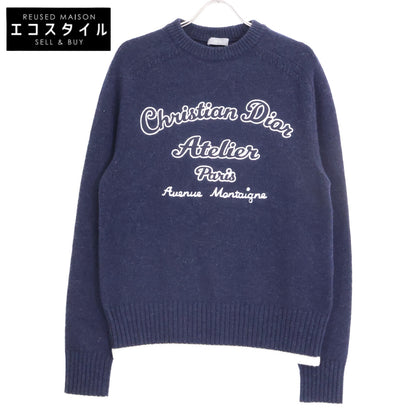Dior HOMME ディオールオム 【美品/国内正規】213M640AT298 アトリエ刺繍 クルーネック ニットセーター トップス