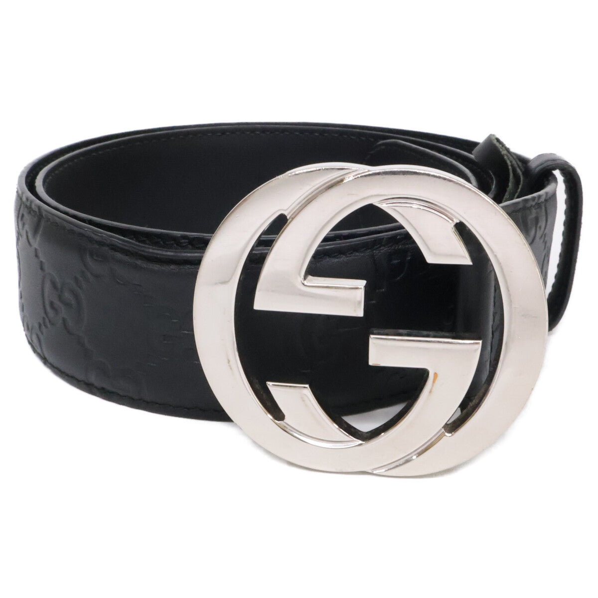 GUCCI グッチ 411924 インターロッキングG バックル付 ベルト