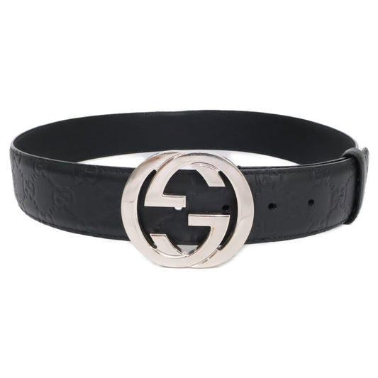 GUCCI グッチ 411924 インターロッキングG バックル付 ベルト