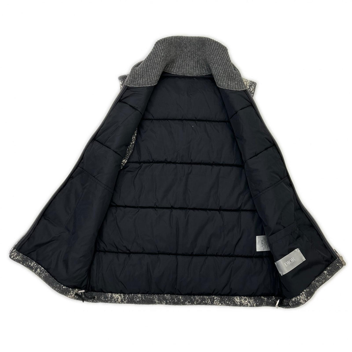 DIOR ディオール グレー アトリエロゴ 043J400A0664 ダウンベスト ベスト