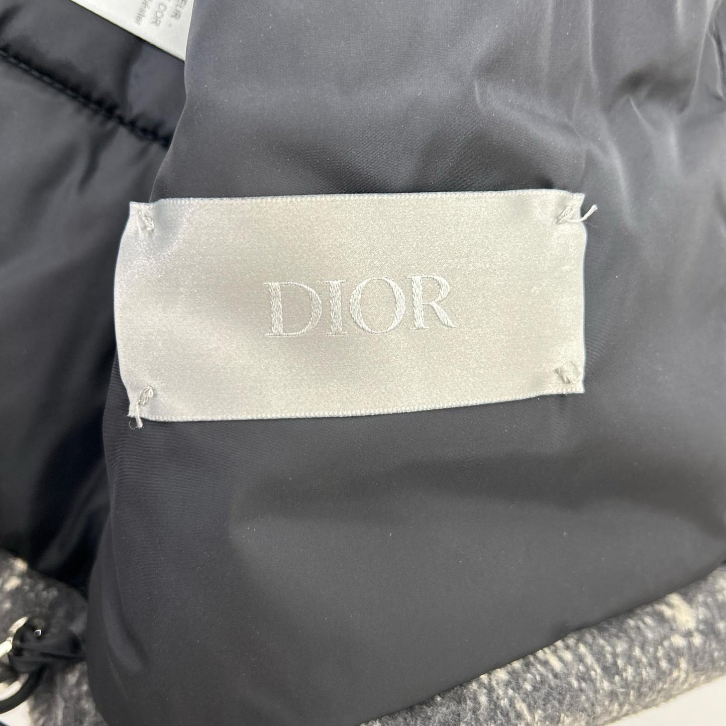 DIOR ディオール グレー アトリエロゴ 043J400A0664 ダウンベスト ベスト