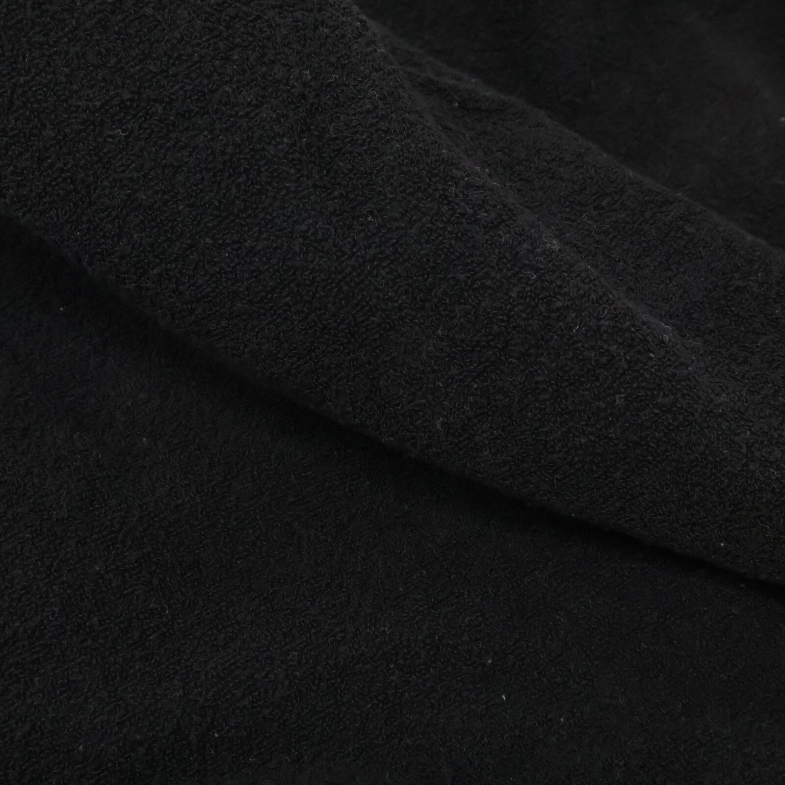 COMOLI コモリ 22SS V01-03022 ブラック シルクパイル ドローストリングパンツ ボトムス
