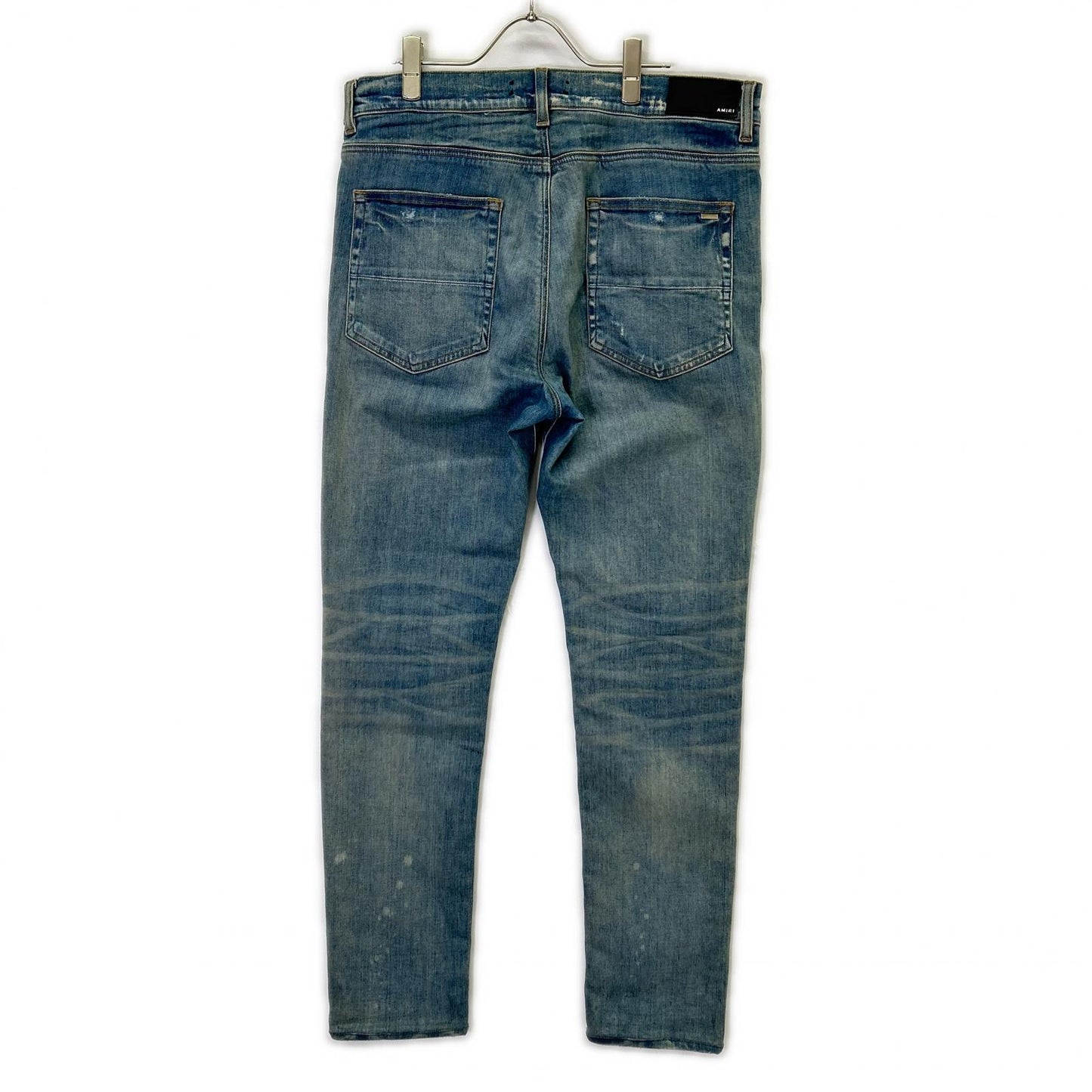 AMIRI アミリ ブルー ダメージ加工 デニムパンツ ボトムス