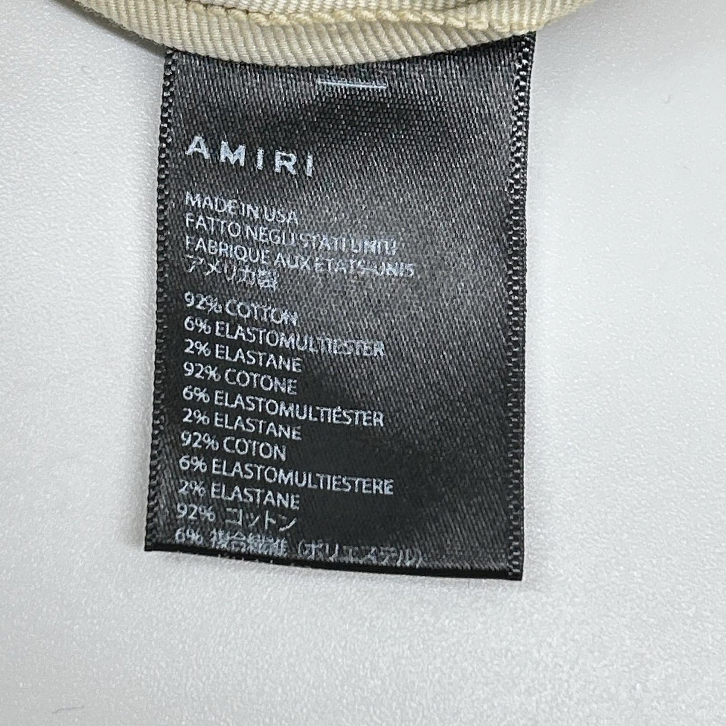 AMIRI アミリ ブルー ダメージ加工 デニムパンツ ボトムス