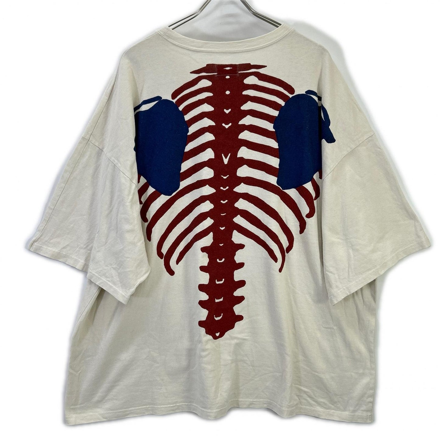 KAPITAL キャピタル アイボリー 天竺 2TONE BONE TEE Tシャツ EK-1112 トップス