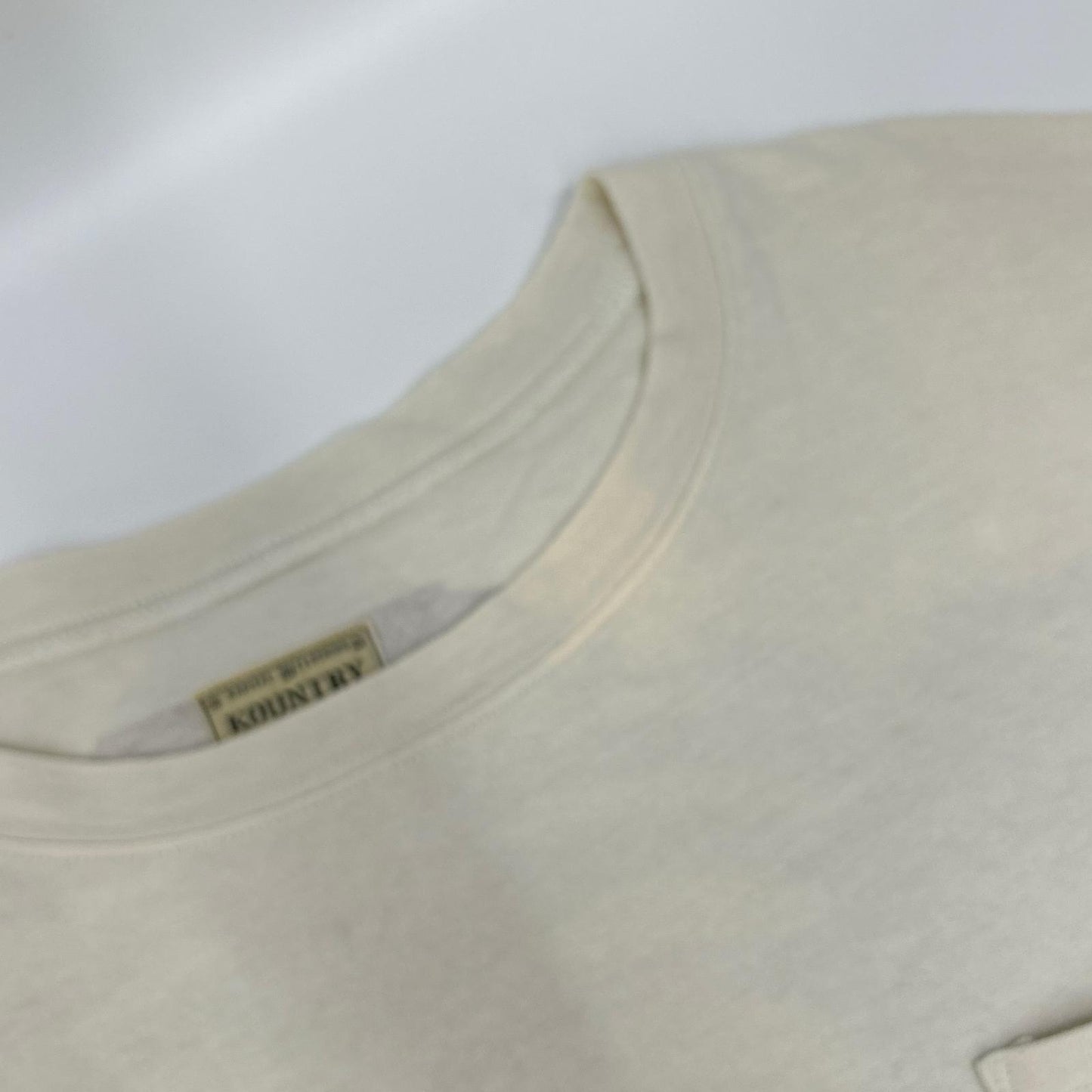 KAPITAL キャピタル アイボリー 天竺 2TONE BONE TEE Tシャツ EK-1112 トップス