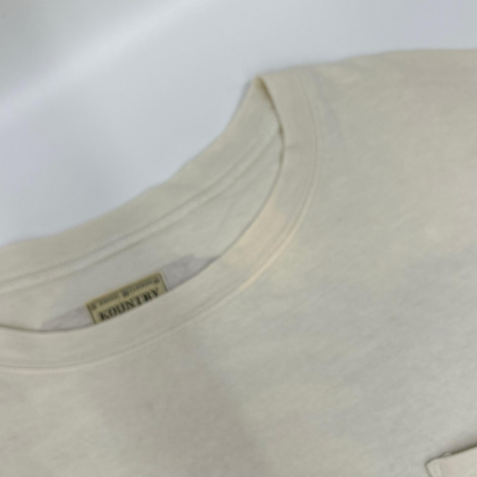 KAPITAL キャピタル アイボリー 天竺 2TONE BONE TEE Tシャツ EK-1112 トップス