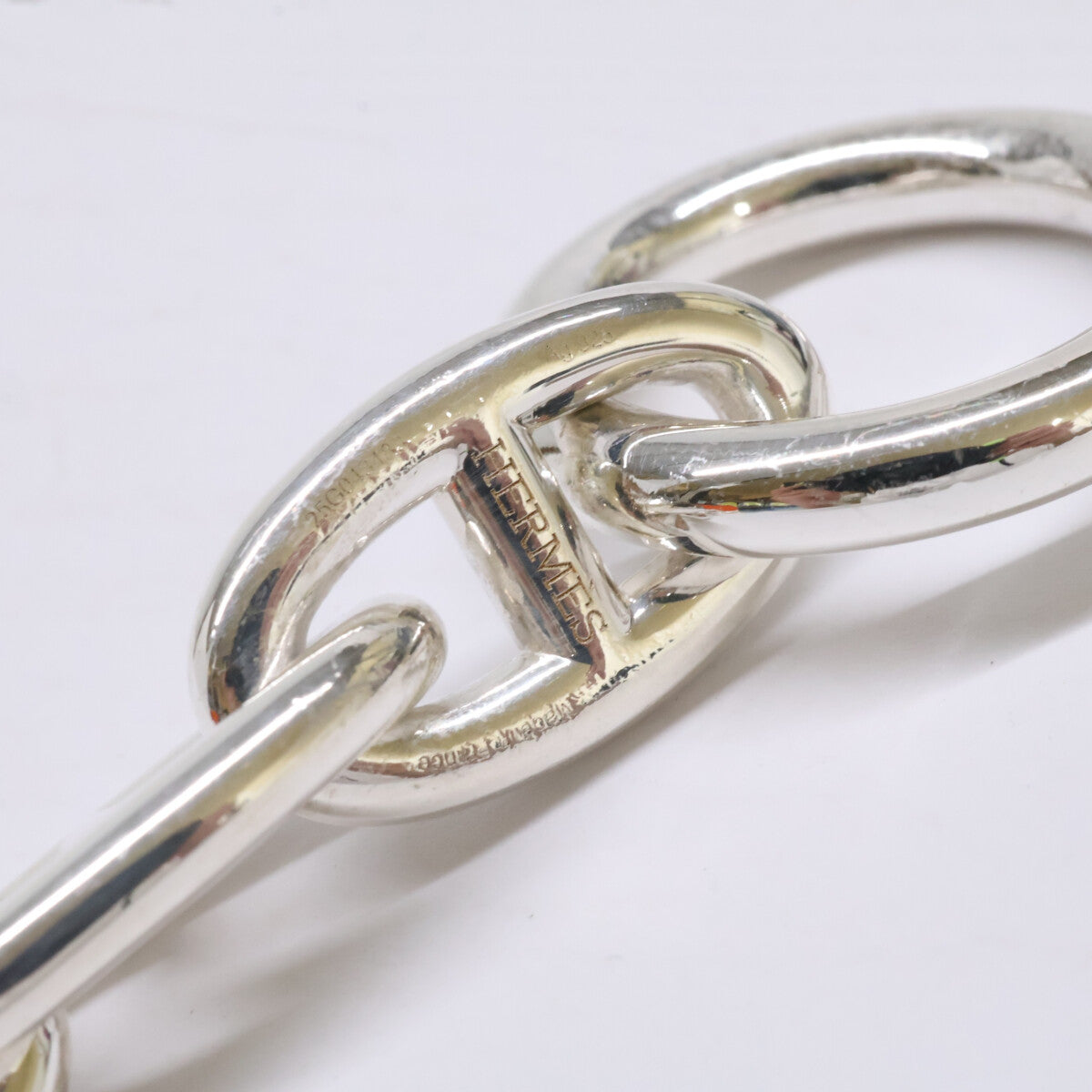 HERMES エルメス 仕上げ済み Ag925 シェーヌダンクルGM 14コマ ブレスレット