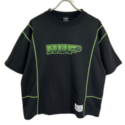 HUF ハフ 25年 ブラック×グリーン ロゴ Tシャツ トップス