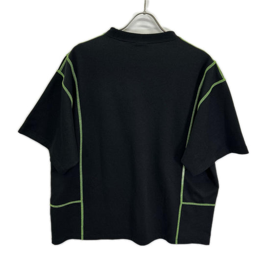 HUF ハフ 25年 ブラック×グリーン ロゴ Tシャツ トップス