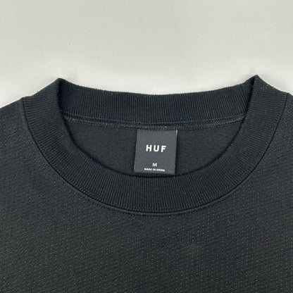 HUF ハフ 25年 ブラック×グリーン ロゴ Tシャツ トップス