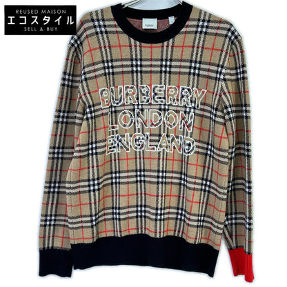 BURBERRY バーバリー 8038621 ヴィンテージチェック クルーネックニット トップス