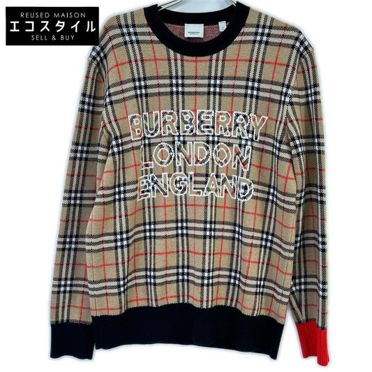 BURBERRY バーバリー 8038621 ヴィンテージチェック クルーネックニット トップス