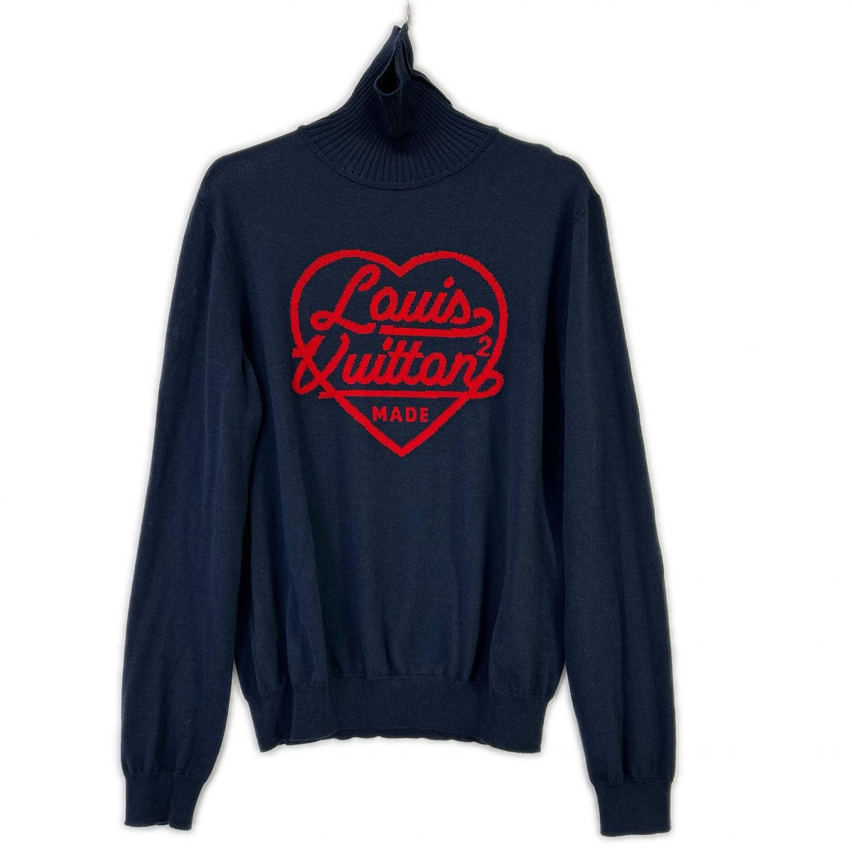 LOUIS VUITTON ルイヴィトン HMN05W　×NIGO　インタルシアハート ニット トップス