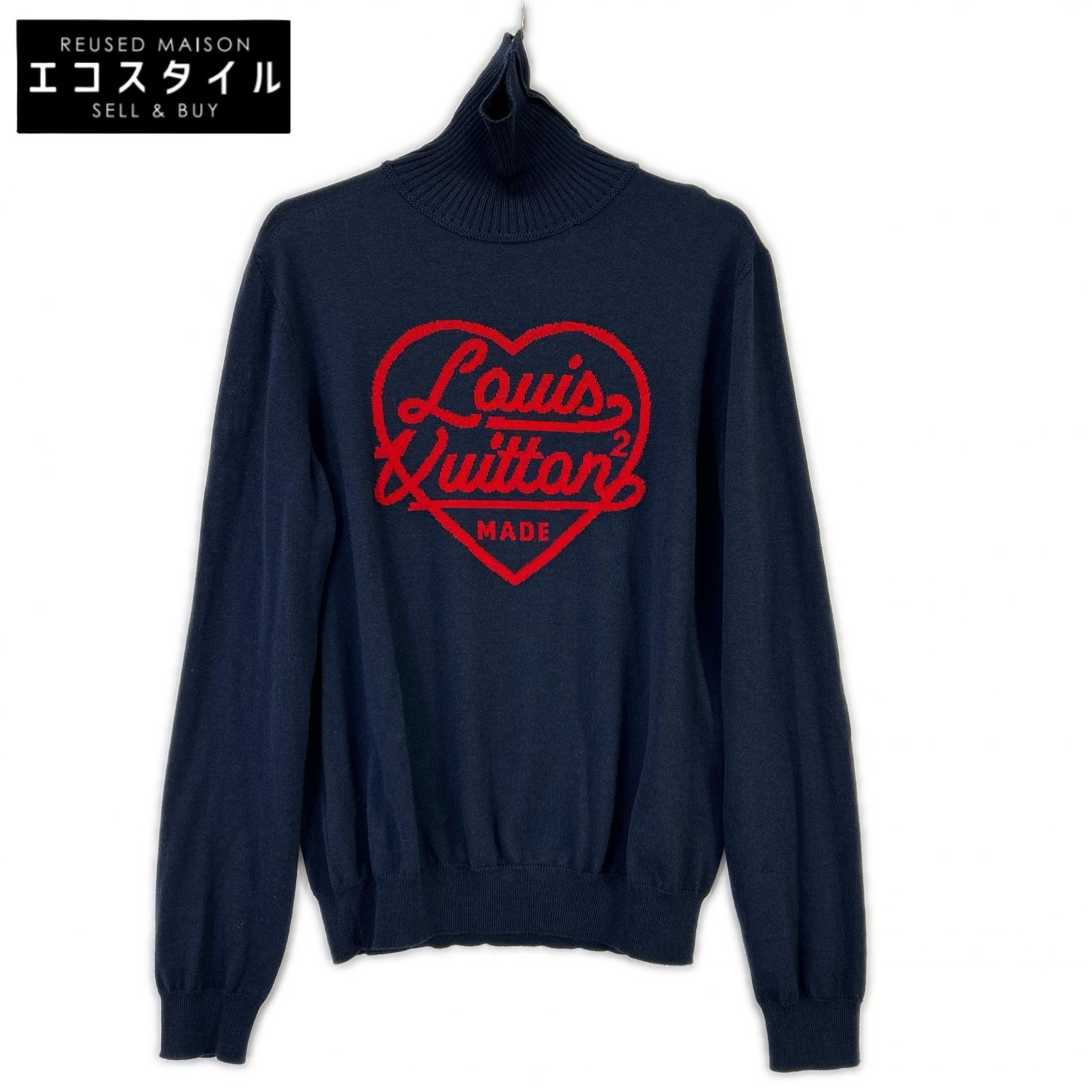 LOUIS VUITTON ルイヴィトン HMN05W　×NIGO　インタルシアハート ニット トップス