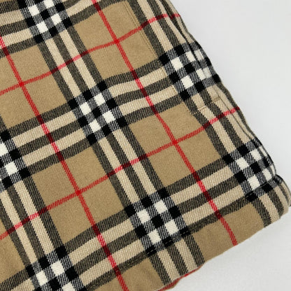 BURBERRY vintage check snap-button jacket with boa lining