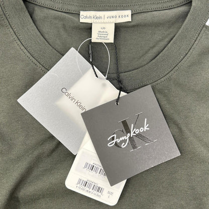 CalvinKlein カルバンクライン ×JUNG KOOK 40422MF REBEL RACING STRIPE L/S TEE 長袖Tシャツ トップス