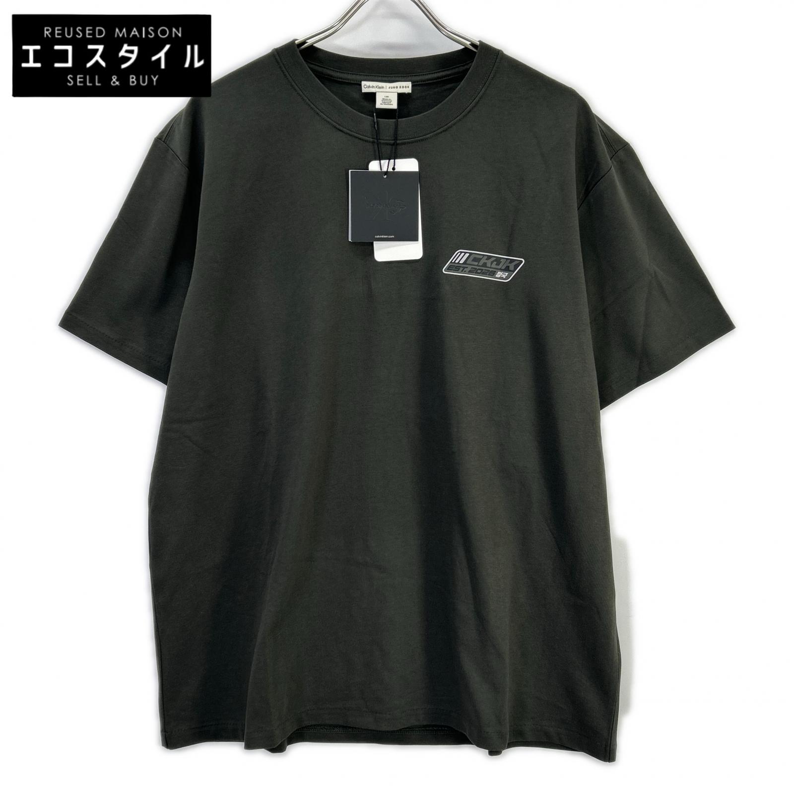 CalvinKlein カルバンクライン ×JUNG KOOK 40421MF REBEL BADGE S/S TEE Tシャツ トップス