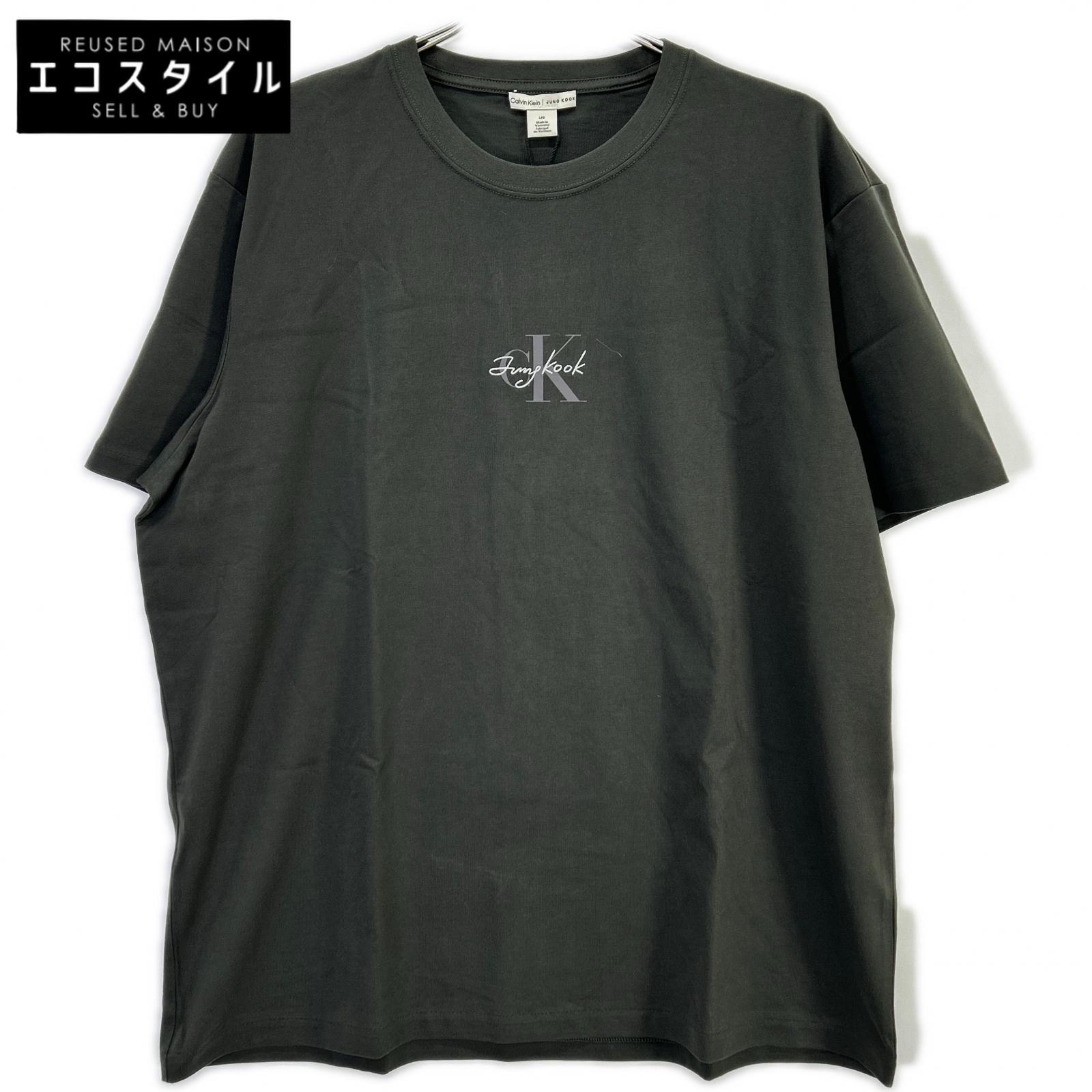 CalvinKlein カルバンクライン ×JUNG KOOK 40420MF MONOGRAM S/S TEE Tシャツ モノロゴ トップス