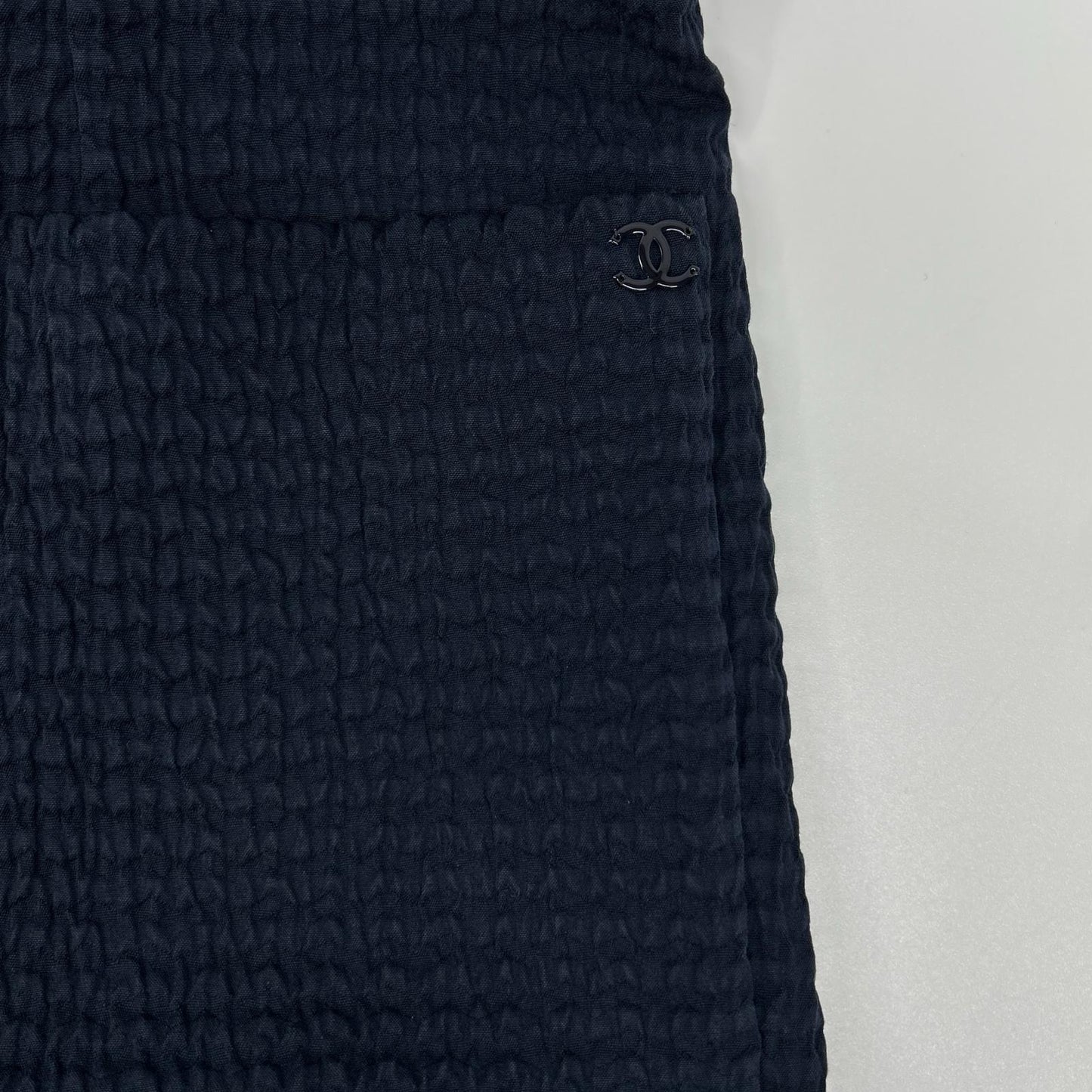 CHANEL シャネル P53150V38328 ネイビー ノースリーブ ワンピース ワンピース