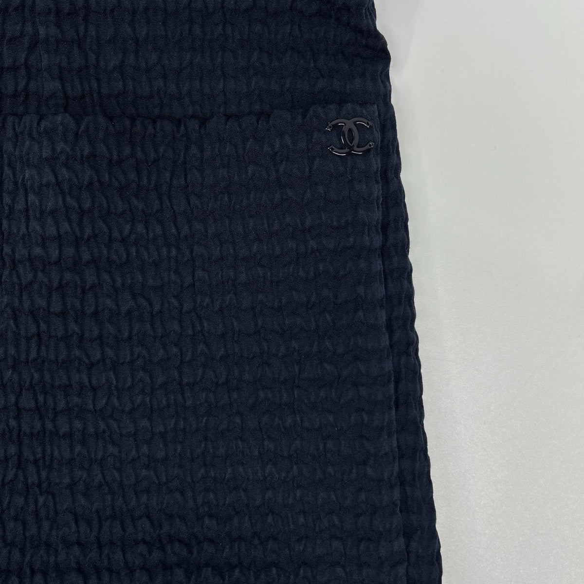 CHANEL シャネル P53150V38328 ネイビー ノースリーブ ワンピース ワンピース