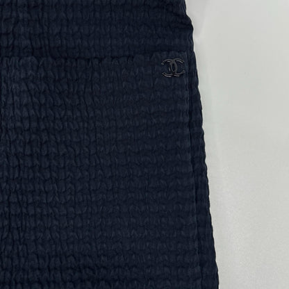 CHANEL シャネル P53150V38328 ネイビー ノースリーブ ワンピース ワンピース