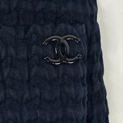 CHANEL シャネル P53150V38328 ネイビー ノースリーブ ワンピース ワンピース