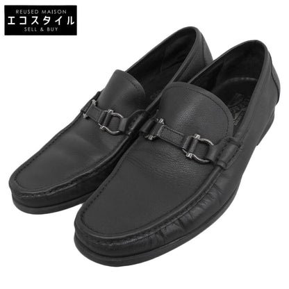 SalvatoreFerragamo Salvatore Ferragamo Gancini Bit Moccasin Loafers Shoes Men's Black 8 1/2EE Shoes