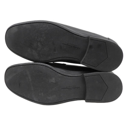 SalvatoreFerragamo Salvatore Ferragamo Gancini Bit Moccasin Loafers Shoes Men's Black 8 1/2EE Shoes