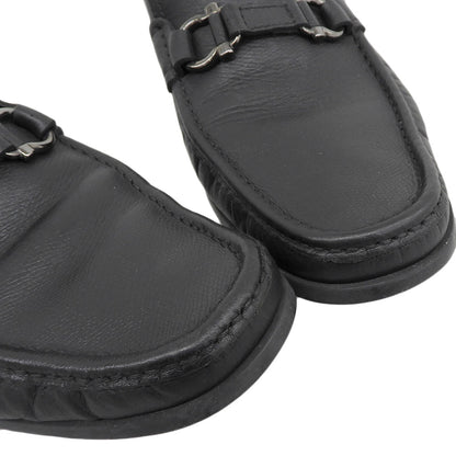 SalvatoreFerragamo Salvatore Ferragamo Gancini Bit Moccasin Loafers Shoes Men's Black 8 1/2EE Shoes