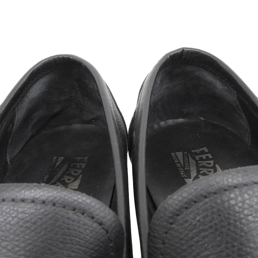SalvatoreFerragamo Salvatore Ferragamo Gancini Bit Moccasin Loafers Shoes Men's Black 8 1/2EE Shoes
