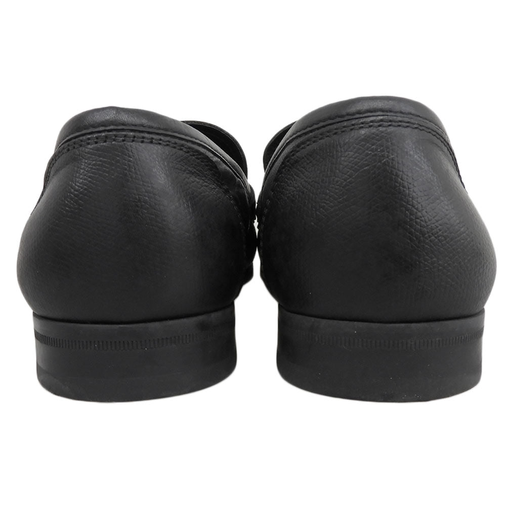 SalvatoreFerragamo Salvatore Ferragamo Gancini Bit Moccasin Loafers Shoes Men's Black 8 1/2EE Shoes
