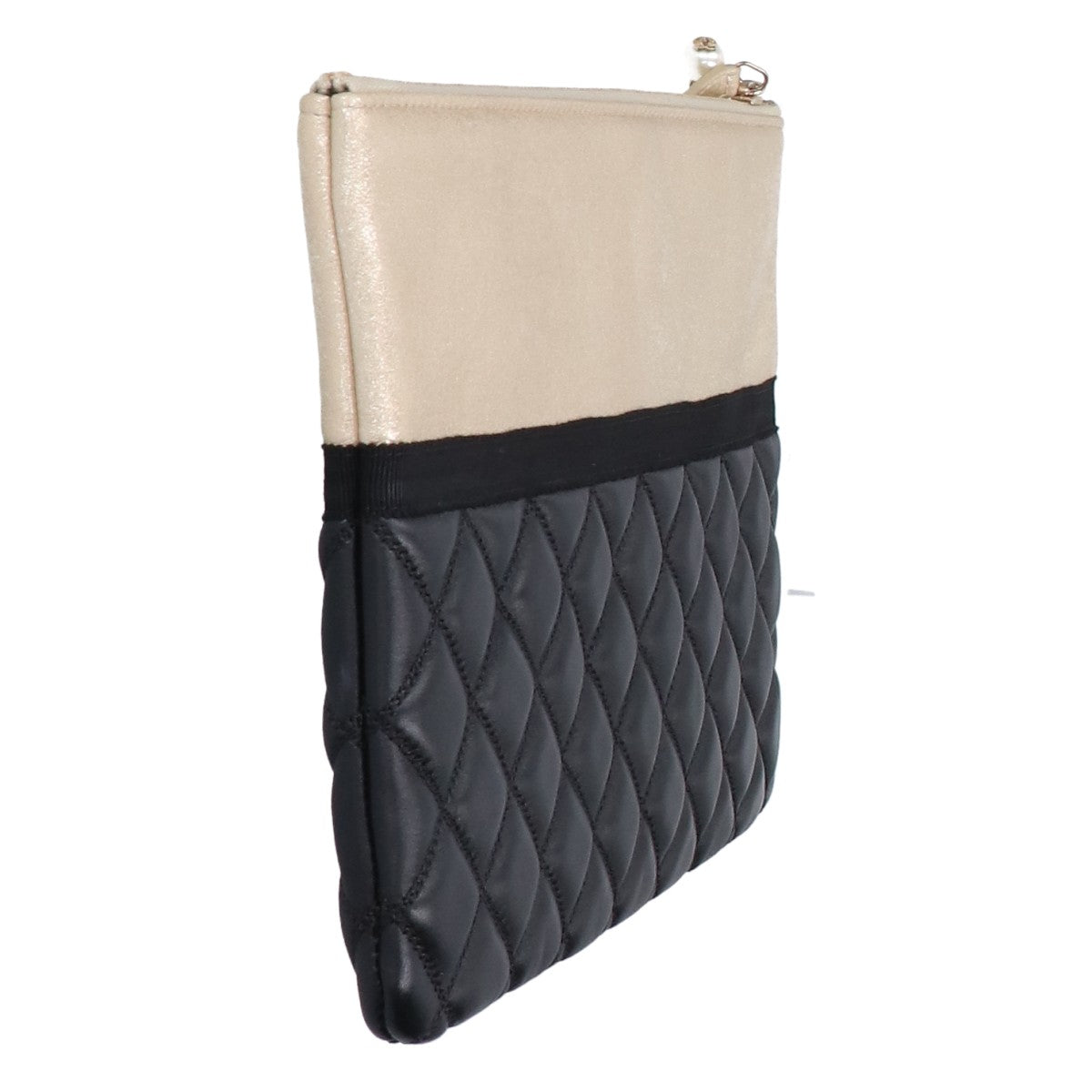 CHANEL シャネル 新品同様 22番 マトラッセ ラムスキン パールココマーク クラッチバッグ セカンドバッグ セカンドバッグ クラッチバッグ