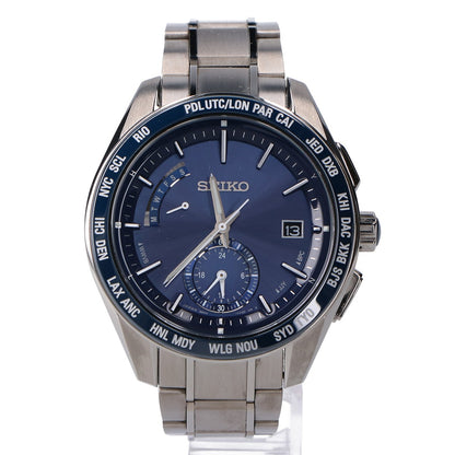 SEIKO セイコー 【美品】SAGA177 8B54 BRIGHTZ ブライツ デイト ソーラー電波 腕時計