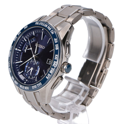 SEIKO セイコー 【美品】SAGA177 8B54 BRIGHTZ ブライツ デイト ソーラー電波 腕時計