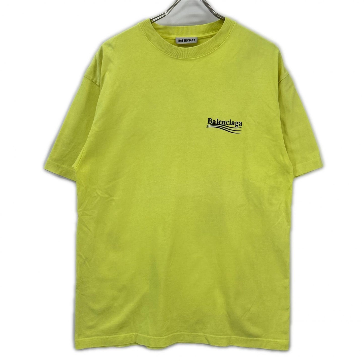 BALENCIAGA バレンシアガ 20年 641655 イエロー Tシャツ トップス