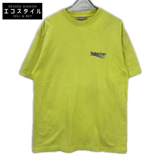 BALENCIAGA バレンシアガ 20年 641655 イエロー Tシャツ トップス