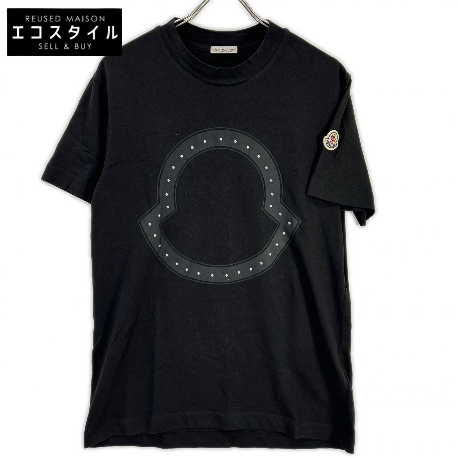 MONCLER モンクレール 21年 ブラック スタッズ Tシャツ トップス
