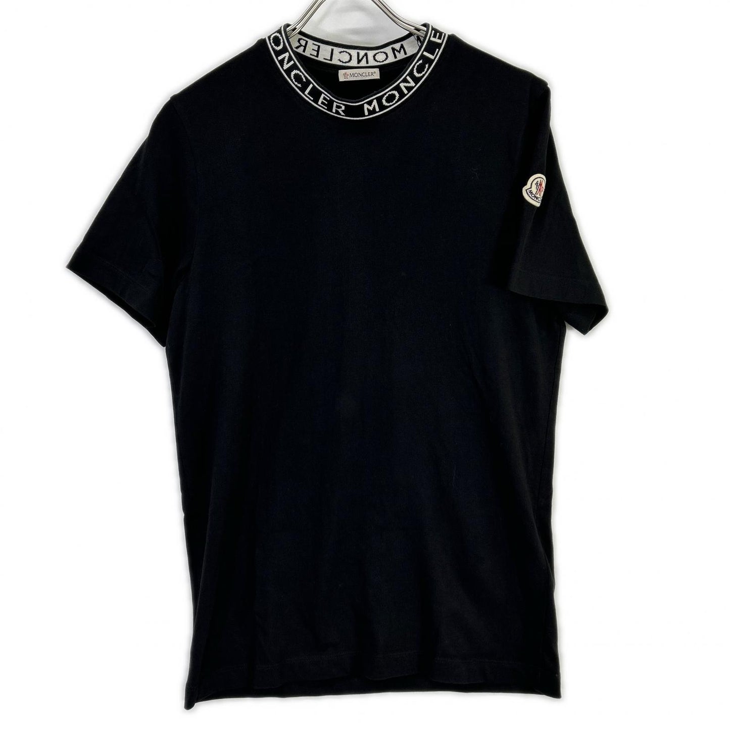 MONCLER モンクレール 22年 ブラック ロゴカラー Tシャツ トップス