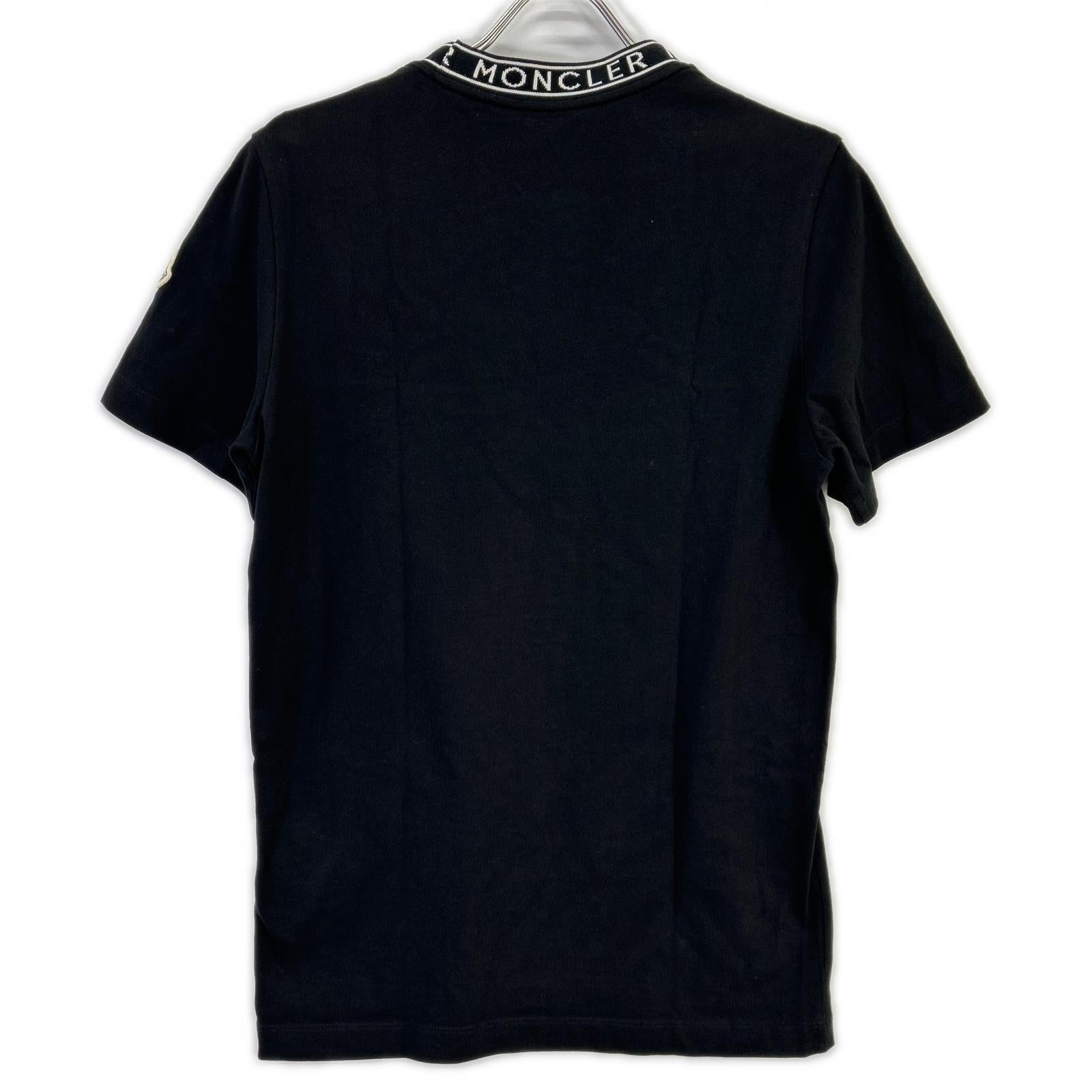 MONCLER モンクレール 22年 ブラック ロゴカラー Tシャツ トップス