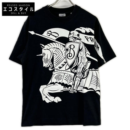 BURBERRY バーバリー 24ss　8095058 ブラック ビックロゴ 半袖Tシャツ トップス