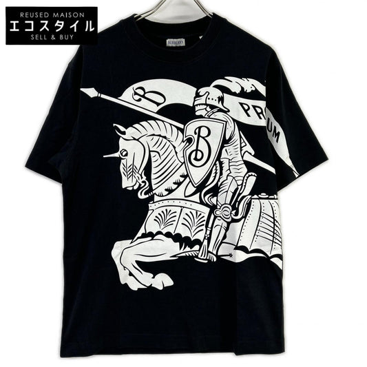 BURBERRY バーバリー 24ss　8095058 ブラック ビックロゴ 半袖Tシャツ トップス