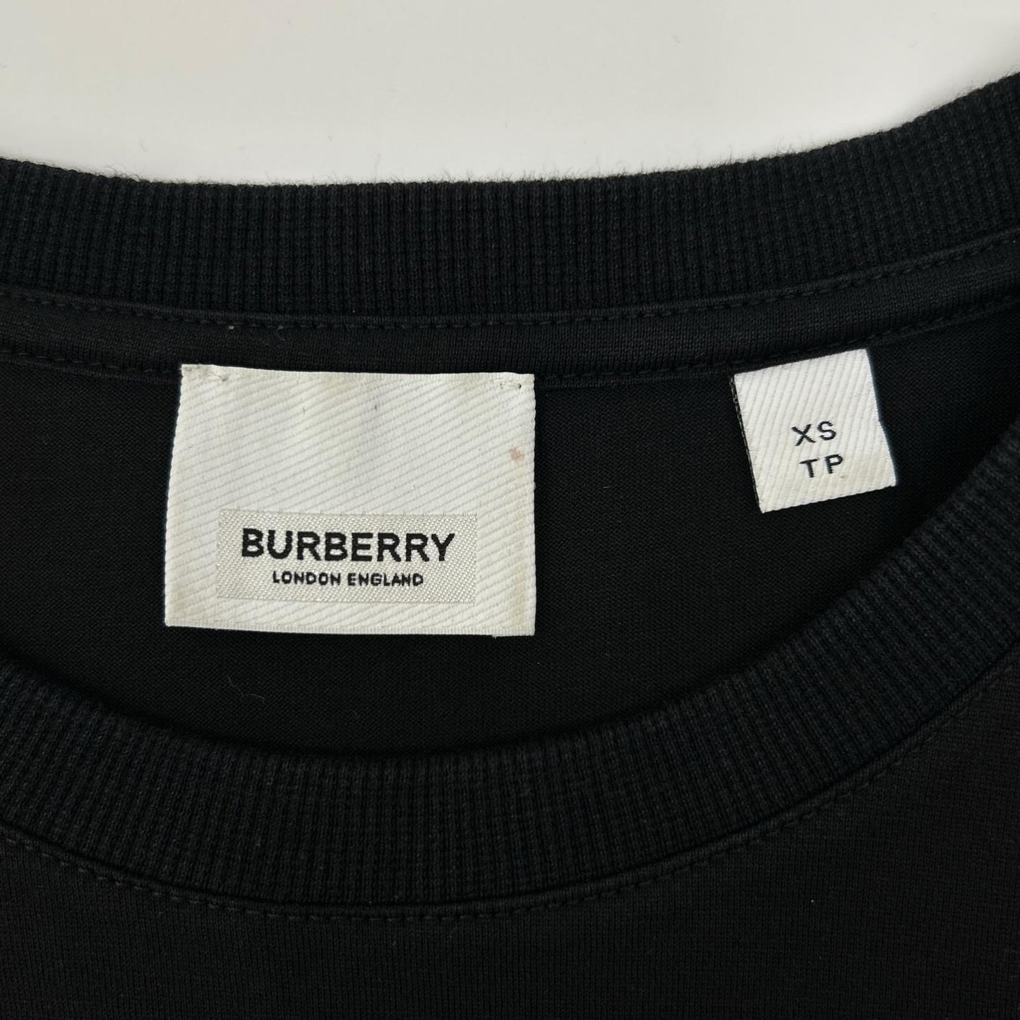 BURBERRY バーバリー 8055307 ブラック ロゴ Tシャツ トップス