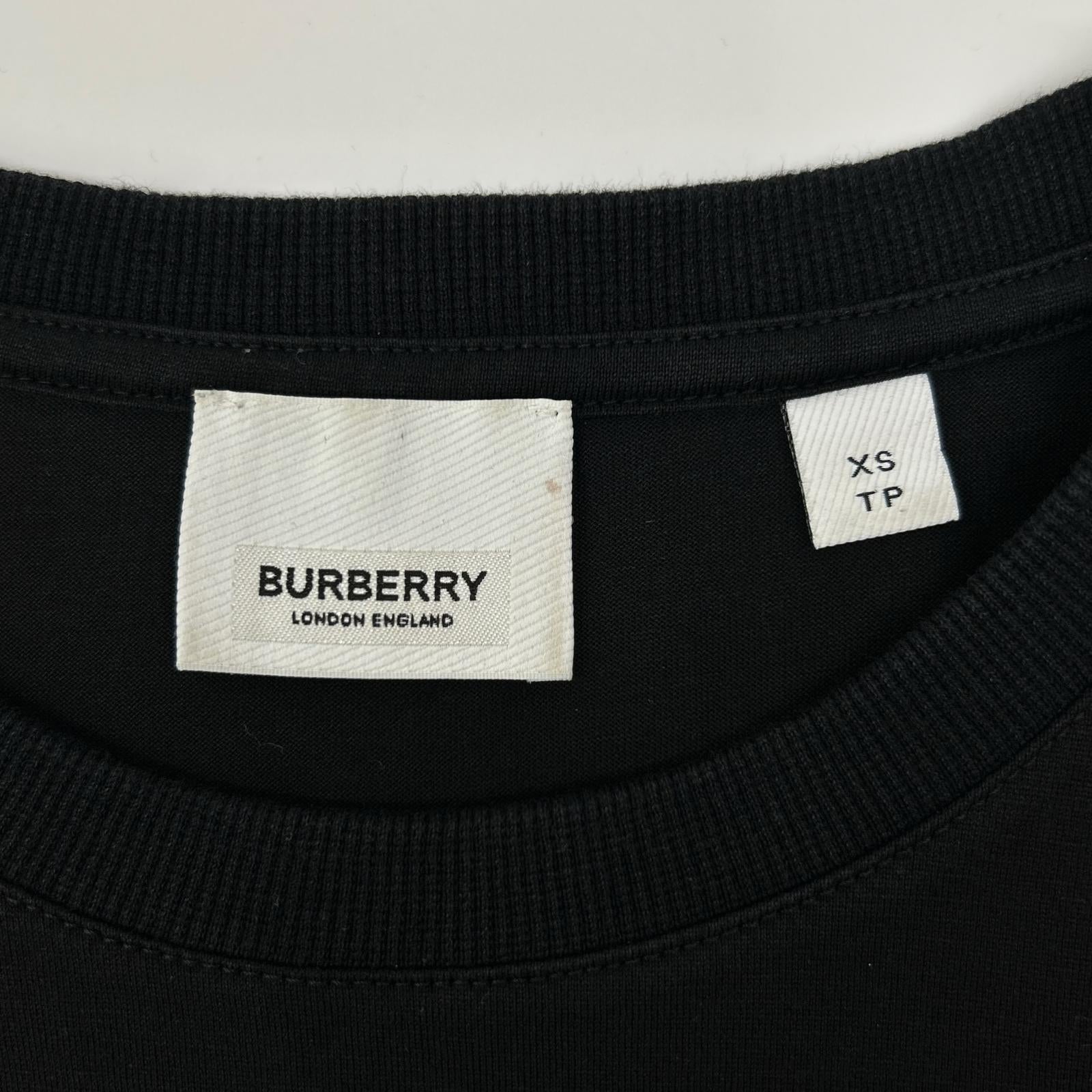 BURBERRY バーバリー 8055307 ブラック ロゴ Tシャツ トップス