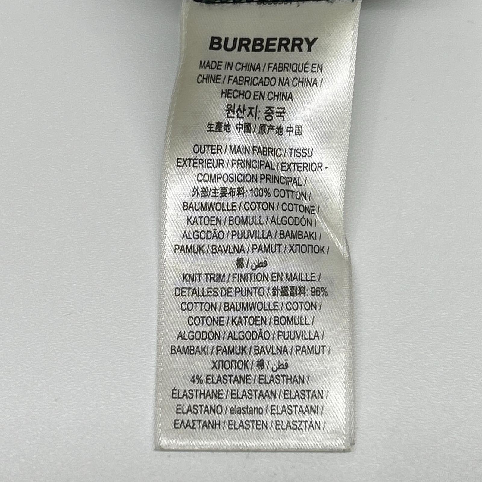 BURBERRY バーバリー 8055307 ブラック ロゴ Tシャツ トップス