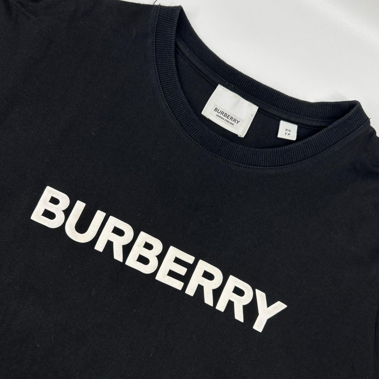 BURBERRY バーバリー 8055307 ブラック ロゴ Tシャツ トップス